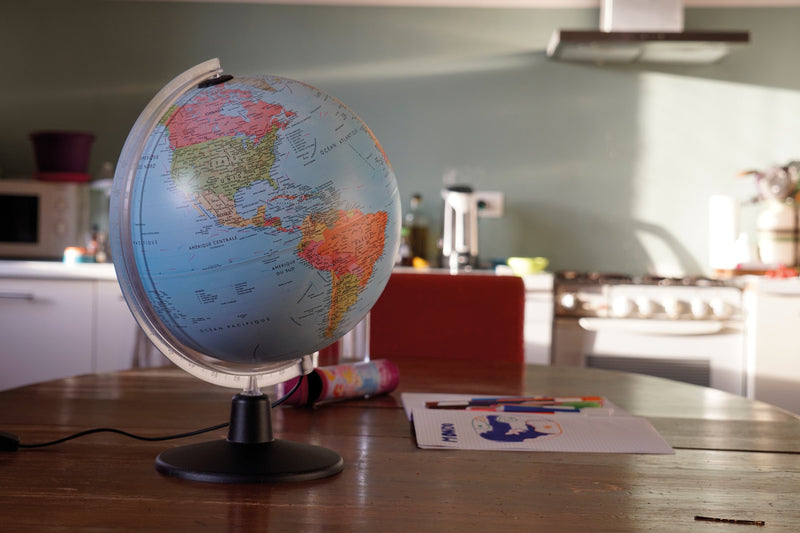Afbeelding laden in galerijviewer, Atmosphere globe - dag nacht geographical globe - 30cm - nederlandstalig - wereldbol