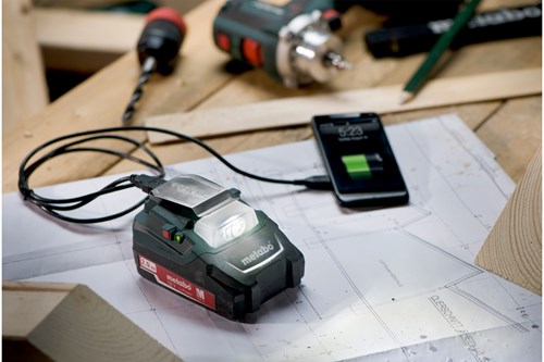 Afbeelding laden in galerijviewer, Metabo pa 14,4-18 led-usb accu-power adapter - 600288000