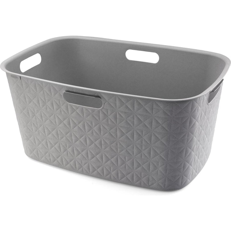 Afbeelding laden in galerijviewer, Curver softex wasmand 45l taupe 57x37x27cm