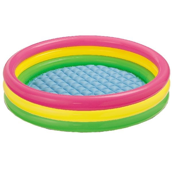 Afbeelding laden in galerijviewer, Intex sunset glow kinderzwembad + opblaasbare bodem 147x33cm