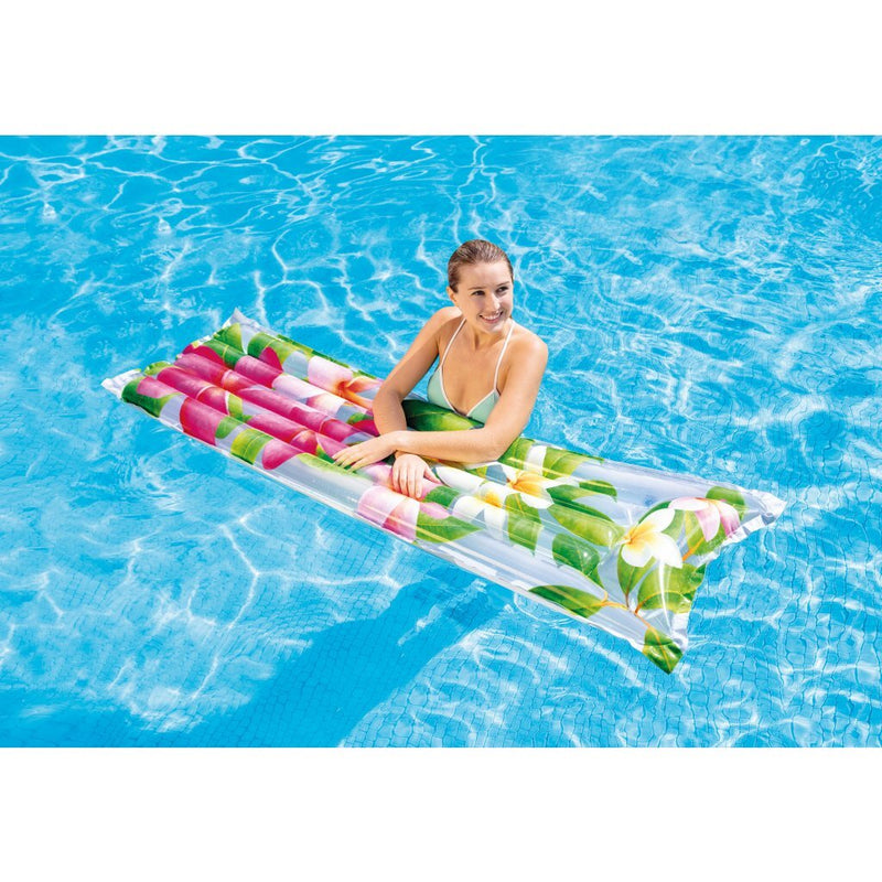 Afbeelding laden in galerijviewer, Intex 59720np wet set collection flower luchtbed 183x69 cm