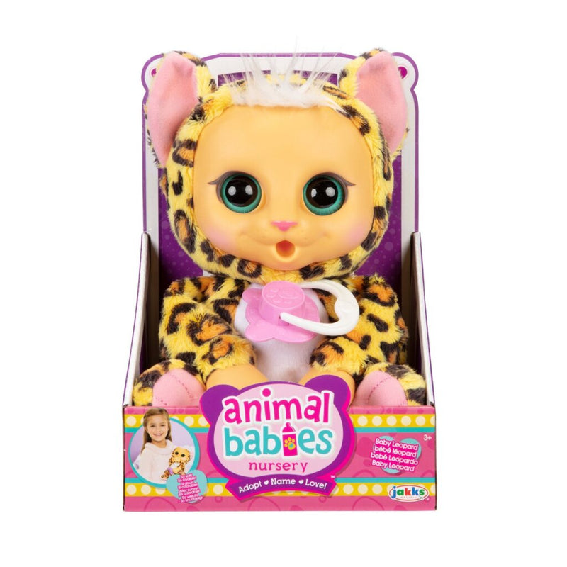 Afbeelding laden in galerijviewer, Jakks animal babies luipaard + geluid