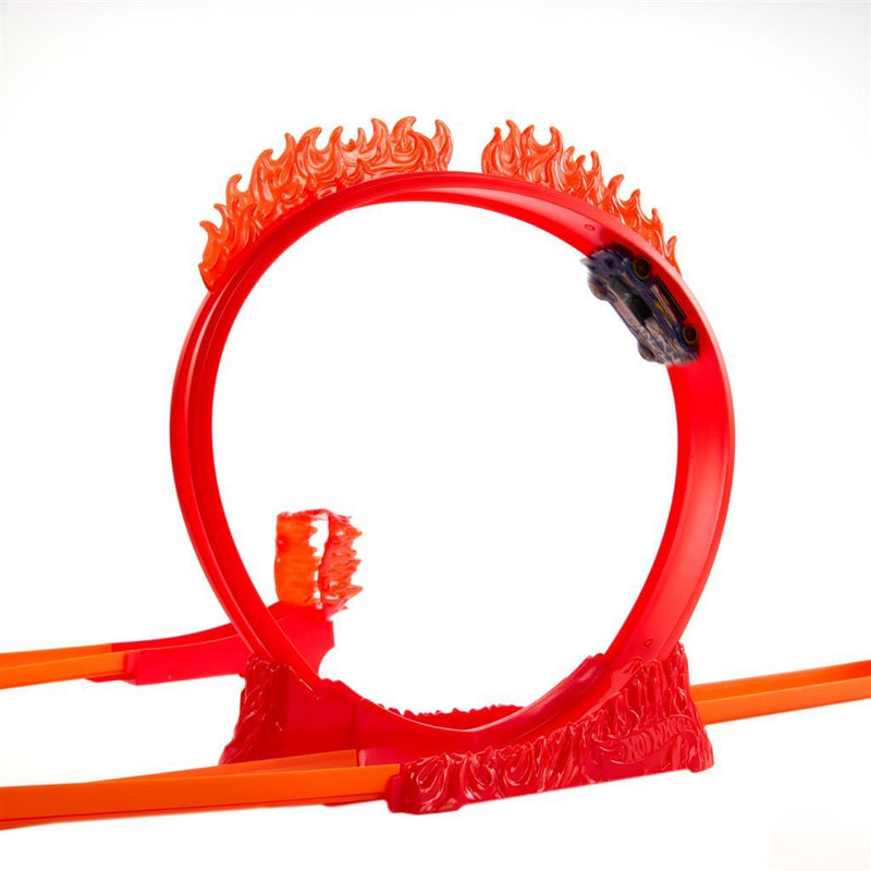 Afbeelding laden in galerijviewer, Hot Wheels Track Builder Vlammenstunt Set