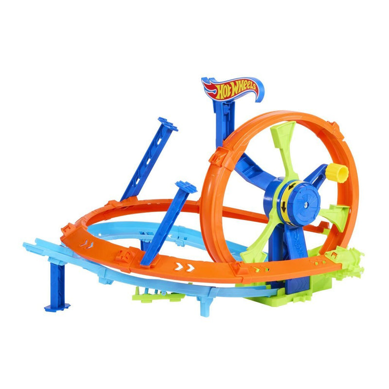 Afbeelding laden in galerijviewer, Hot wheels razendsnel lanceren en loopen - loopingbaan