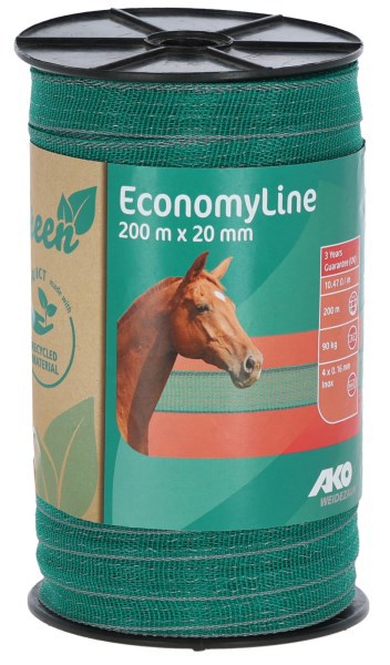 Afbeelding laden in galerijviewer, Ako producten lint economyline 200m 20mm groen grijs 4x0 16mm