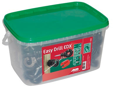 Afbeelding laden in galerijviewer, Ako producten oogisolator easy drill korte steun zwart emmer 90 st