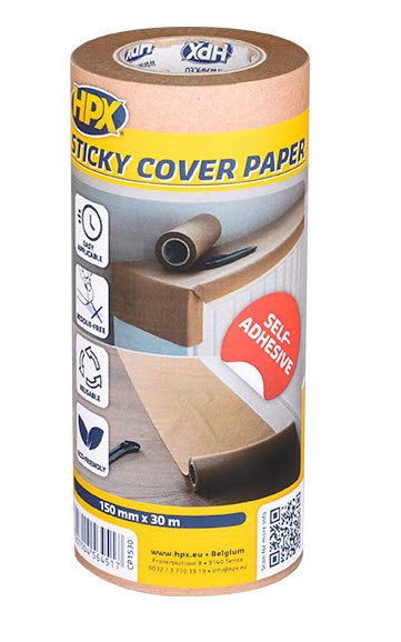 Afbeelding laden in galerijviewer, Hpx producten zelfklevend afdekpapier 148mm x 30m