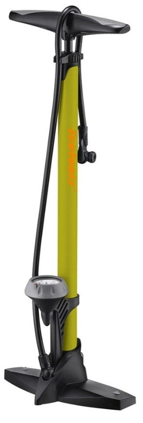 Afbeelding laden in galerijviewer, Icetoolz 240a451 hogedrukpomp voetpomp staal met meter 160psi geel