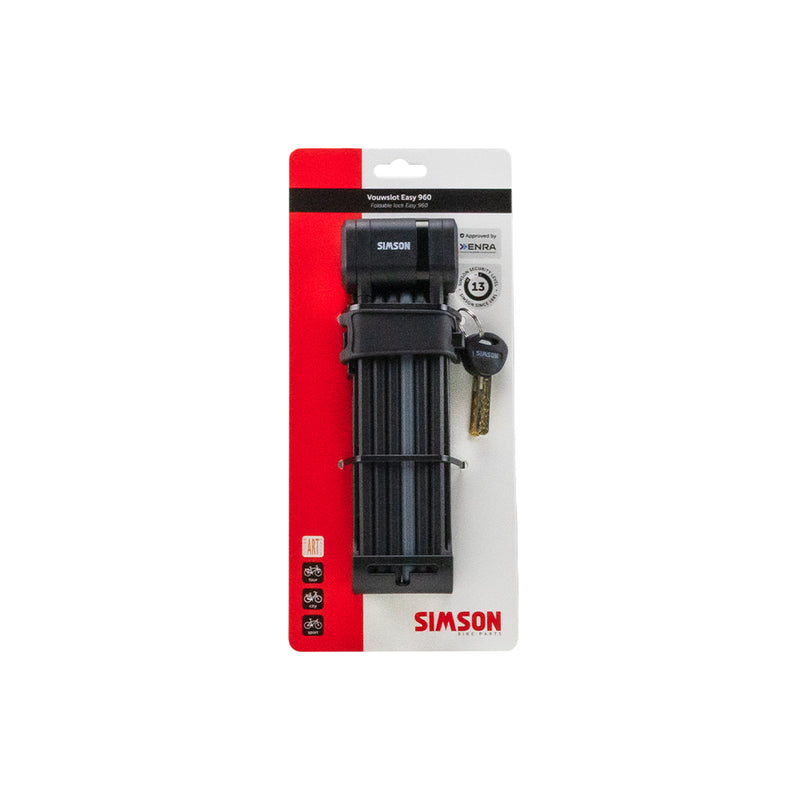 Afbeelding laden in galerijviewer, Simson vouwslot easy 96cm | art2 | security level 13