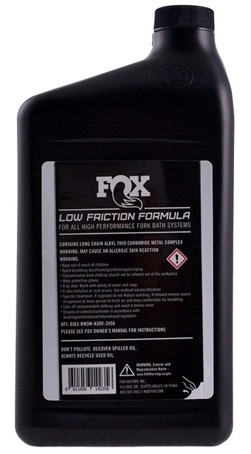 Afbeelding laden in galerijviewer, Fox racing shox am oil bath 32oz 20wt gold