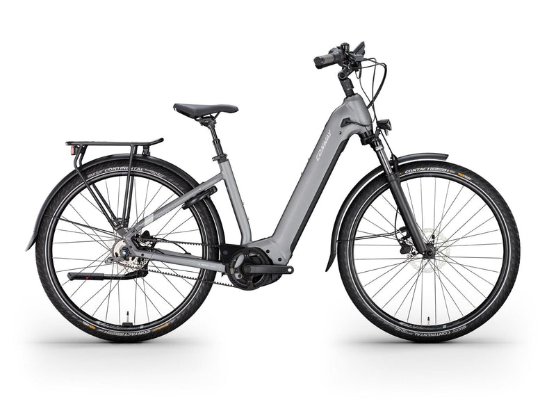 Afbeelding laden in galerijviewer, Conway elektrische trekkingfiets cairon t 4.5 (#1) ebike conw.cairon t 4.5 28 50 5sp grey