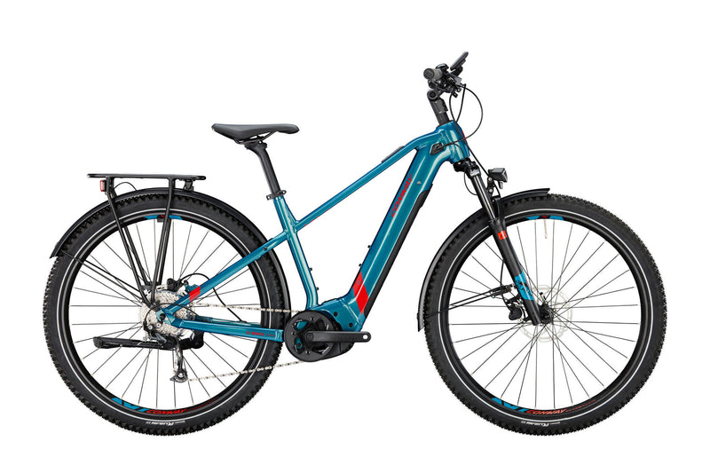 Afbeelding laden in galerijviewer, Conway elektrische suv cairon c 2.0 625 mod. 23 ebike con.cairon c2.0 625 27,5 41 diam. 9sp pet red