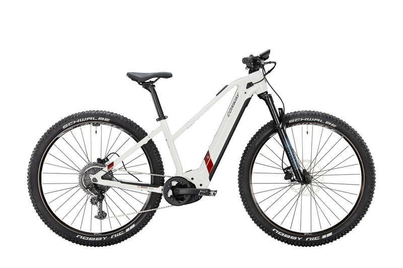 Afbeelding laden in galerijviewer, Conway elektrische mtb hardtail cairon s 8.0 mod. 23 ebike conw.cairon s 8.0 29 41 trap.11sp white cop