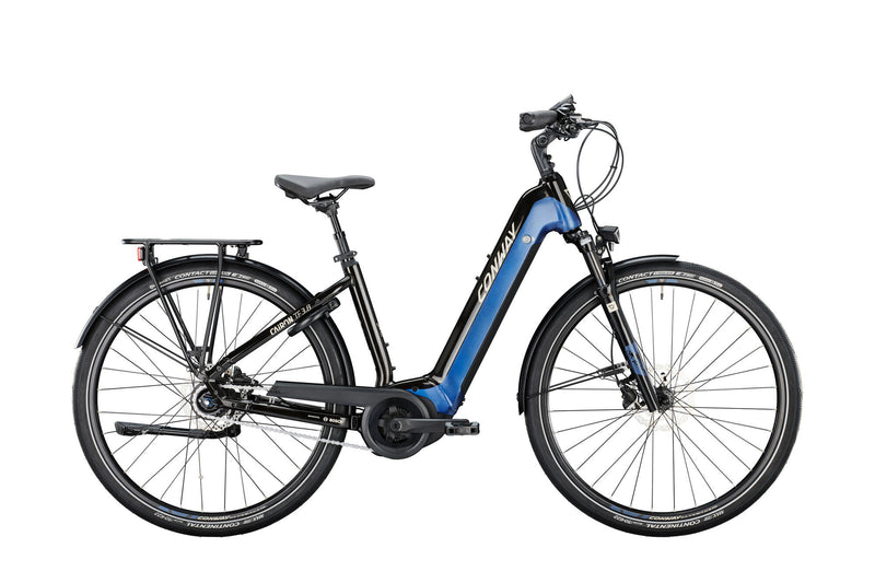 Afbeelding laden in galerijviewer, Conway elektrische trekkingfiets cairon tf 3.8 mod. 24 ebike conw.cairon tf 3.8 28 42 wave 8sp blue pl.