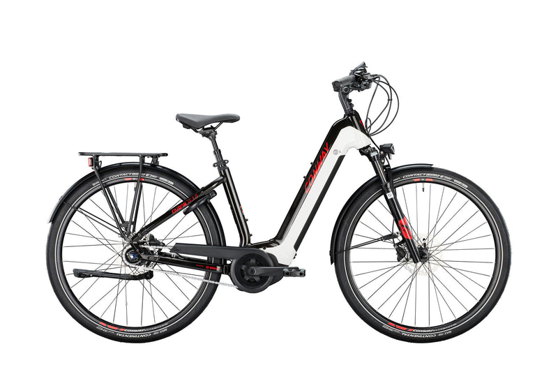 Afbeelding laden in galerijviewer, Conway elektrische trekkingfiets cairon tf 3.8 mod. 24 ebike conw.cairon tf 3.8 28 42 wave 8sp white bl.