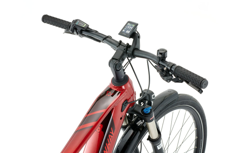 Afbeelding laden in galerijviewer, Conway elektrische trekkingfiets cairon t 5.0 mod. 22 ebike conw.cairon t 5.0 28 41 diam.11sp red black