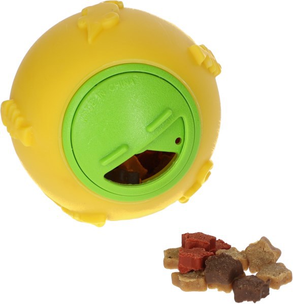 Afbeelding laden in galerijviewer, Producten snackbal voor katten 7 5 cm geel