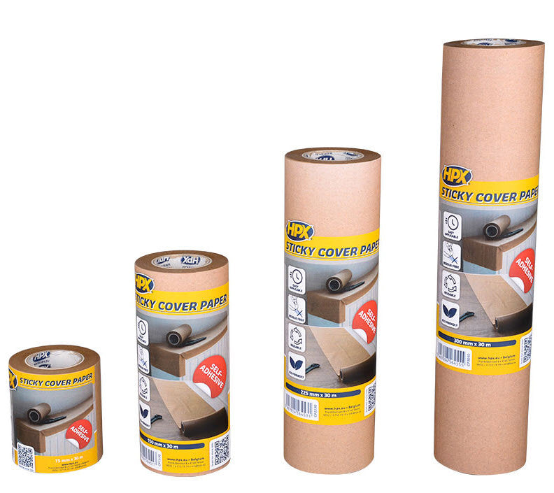 Afbeelding laden in galerijviewer, Hpx producten zelfklevend afdekpapier 148mm x 30m