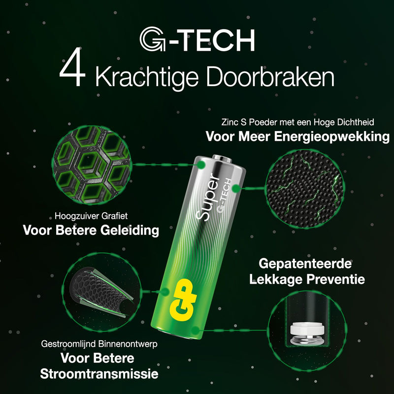 Afbeelding laden in galerijviewer, Gp super alkaline aaa-batterijen 4pk