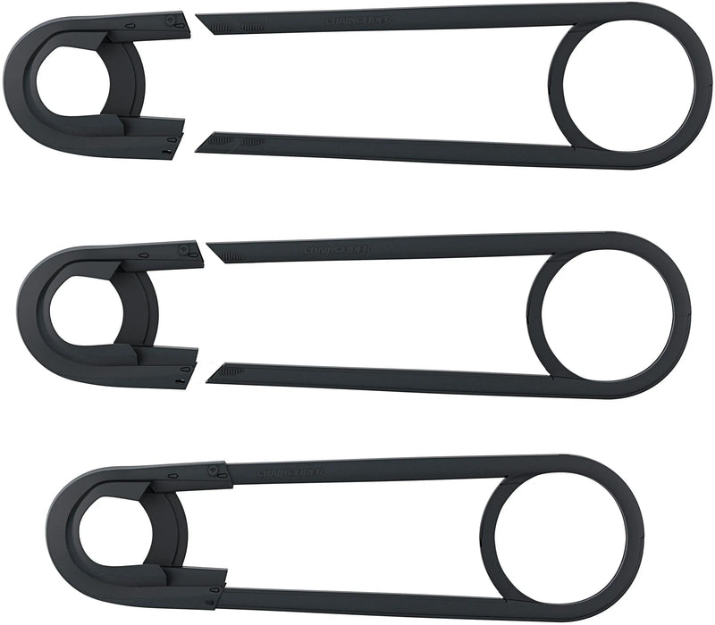Afbeelding laden in galerijviewer, Hebie Chainglider Nexus 5 - Fietskettingbeschermer voor 27 of 30 tands tandwiel - E-bike accessoire - Zwart