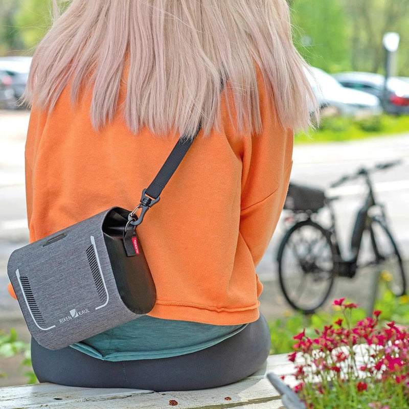 Afbeelding laden in galerijviewer, Rixen kaul lenkertasche baggy mini waterproof handlebar bag r k baggy mini waterp.grey klickfix