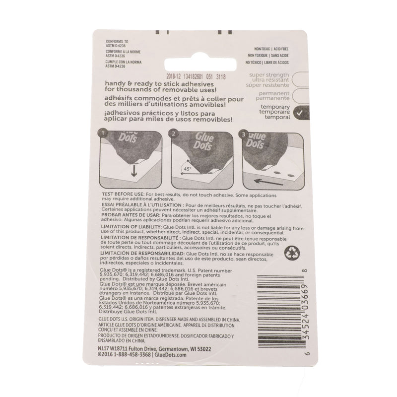 Afbeelding laden in galerijviewer, Glue dots • removable dots dot n go 10mm