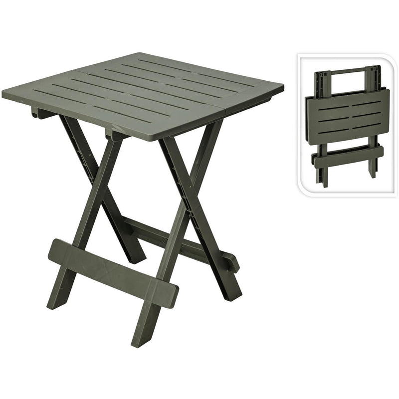 Afbeelding laden in galerijviewer, Pro garden campingtafel 50x43x43 saliegroen kunststof