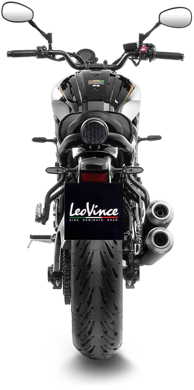 Afbeelding laden in galerijviewer, Leovince geluiddemper sbk gp duals schalld leo compl gp duals sw