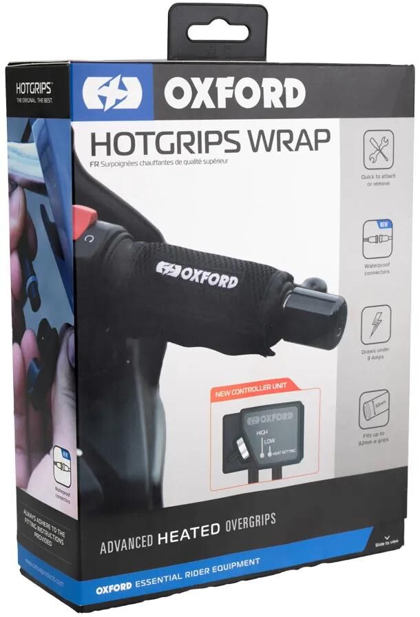 Afbeelding laden in galerijviewer, Oxford handvatverwarming courier hotgrips heated grips pre o universal open 2-stage