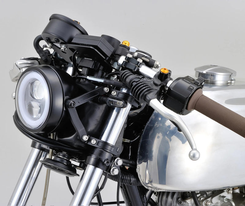 Afbeelding laden in galerijviewer, Daytona koplamphouder dual-axis bracket sh. aluminum 35mm sw adjustab