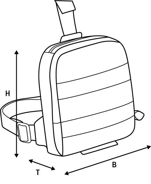 Afbeelding laden in galerijviewer, Oxford beentas aqua l1 leg bag aqua l1 black