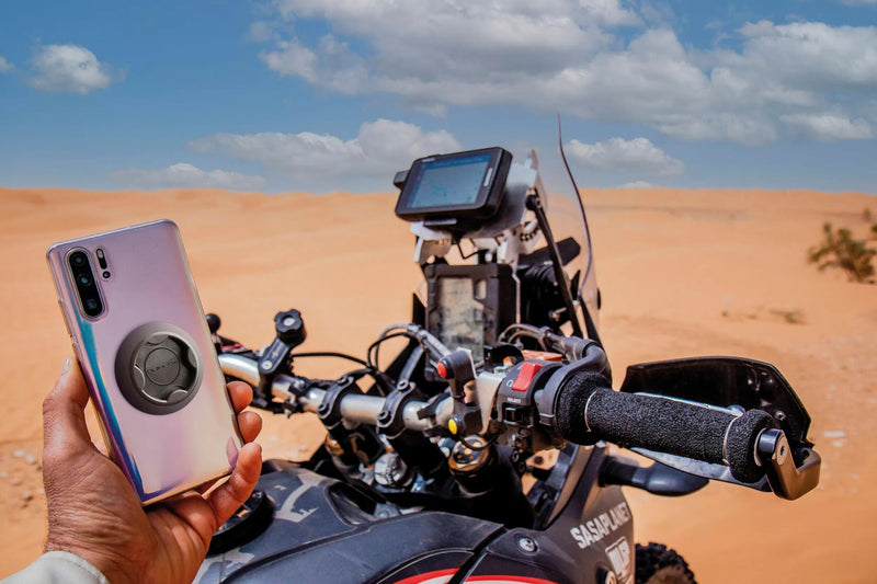 Afbeelding laden in galerijviewer, Interphone handyhalter quiklox caseholder q-lox handlebar+adhesive