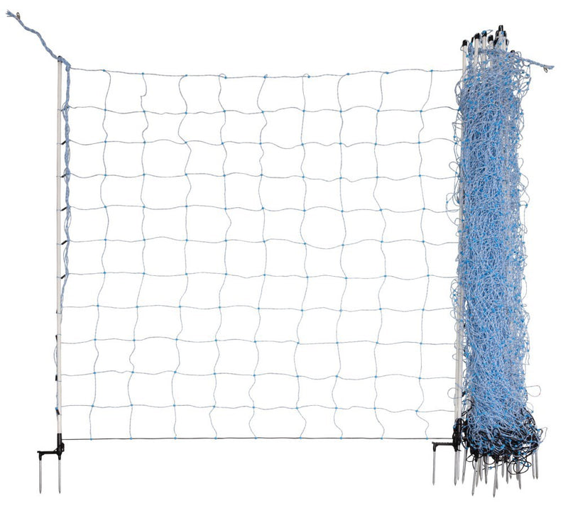 Afbeelding laden in galerijviewer, Ako producten schapennet ovinet blauw wit 170cm x 25m dubbele pen