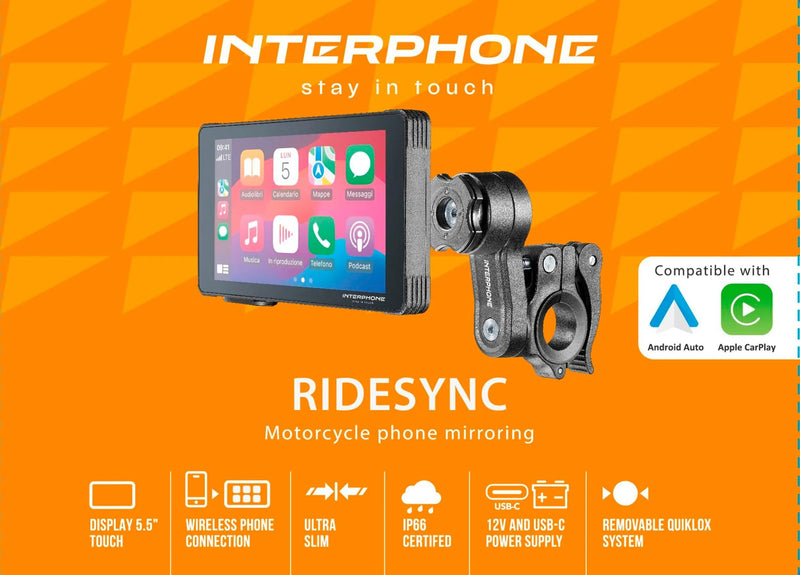 Afbeelding laden in galerijviewer, Interphone infotainmentsystem sync 55 smart display sync 55 car play, android auto 5.