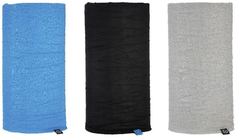 Afbeelding laden in galerijviewer, Oxford multifunktionstuch comfy neckerchief comfy blue black grey 3-pack