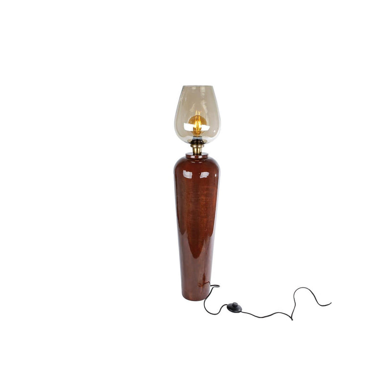 Afbeelding laden in galerijviewer, Staande lamp martin terra glas metaal dia.20x95cm