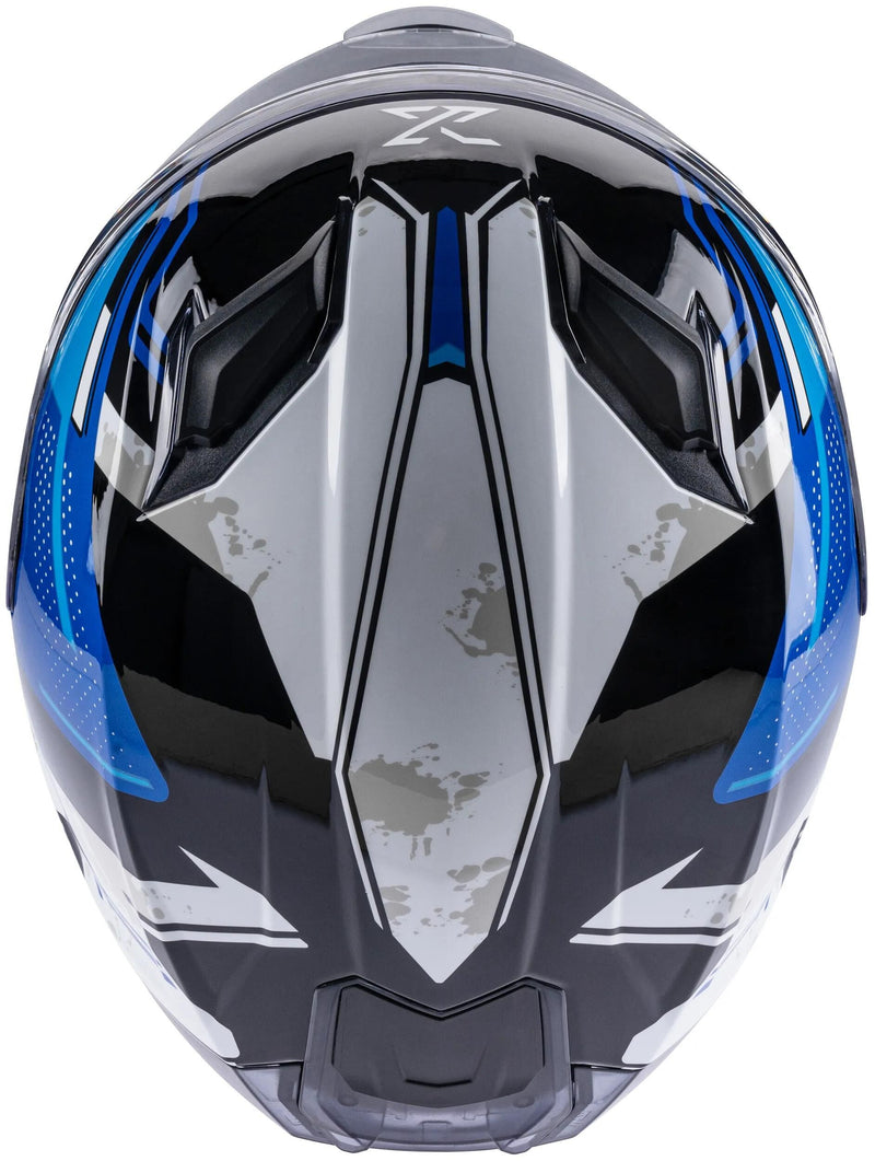 Afbeelding laden in galerijviewer, Spec-x integralhelm sx-82.03 r1 stinger helmet sx-82.03 r1 bl black white l pin read