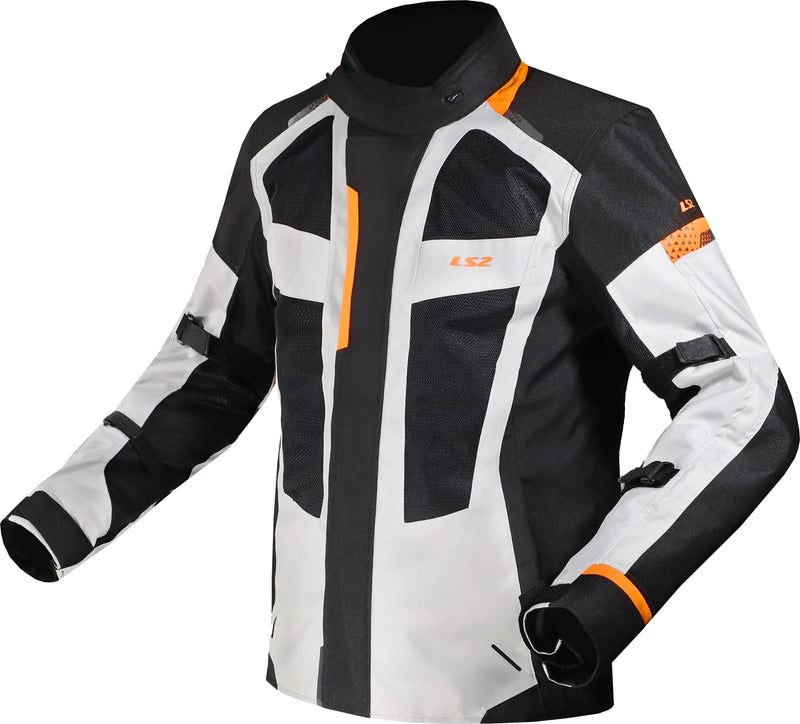 Afbeelding laden in galerijviewer, Ls2 jas scout jacket scout man black gray orange l