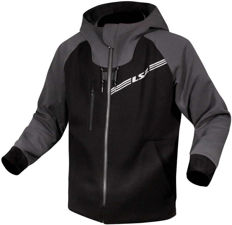 Afbeelding laden in galerijviewer, Ls2 jas throttle jacket throttle man black dark gray l