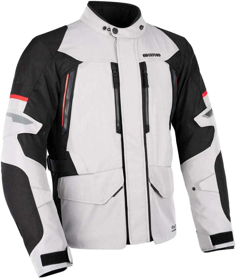 Afbeelding laden in galerijviewer, Oxford jacke calgary 2.0 jacket calgary 2.0 d2d ms silver black gr. m