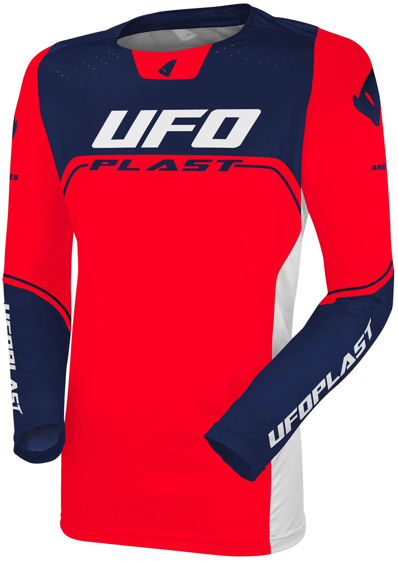 Afbeelding laden in galerijviewer, Ufo plast jersey mx ares mx jersey ufo ares red blue gr. m