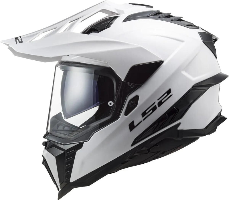 Afbeelding laden in galerijviewer, Ls2 endurohelm mx701 explorer solid helmet explorer white gr. xxl
