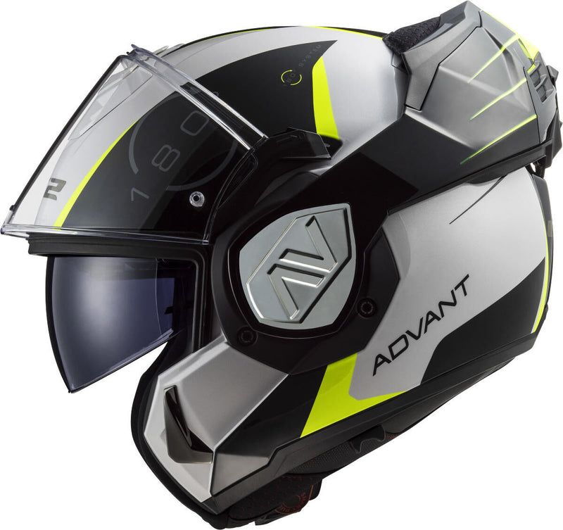 Afbeelding laden in galerijviewer, Ls2 opklaphelm ff906 advant codex helmet ff906 adv. codex xxl white bl yel.