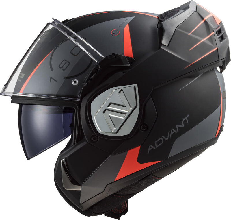 Afbeelding laden in galerijviewer, Ls2 opklaphelm ff906 advant codex helmet ff906 adv. codex xs bl grey red