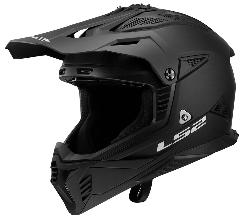 Afbeelding laden in galerijviewer, Ls2 crosshelm mx708 fast ii solid helmet mx708 fast ii solid matt black gr. xxl