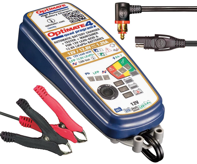 Afbeelding laden in galerijviewer, Tecmate acculader optimate4 quad program optimate 4 charger quad program premium