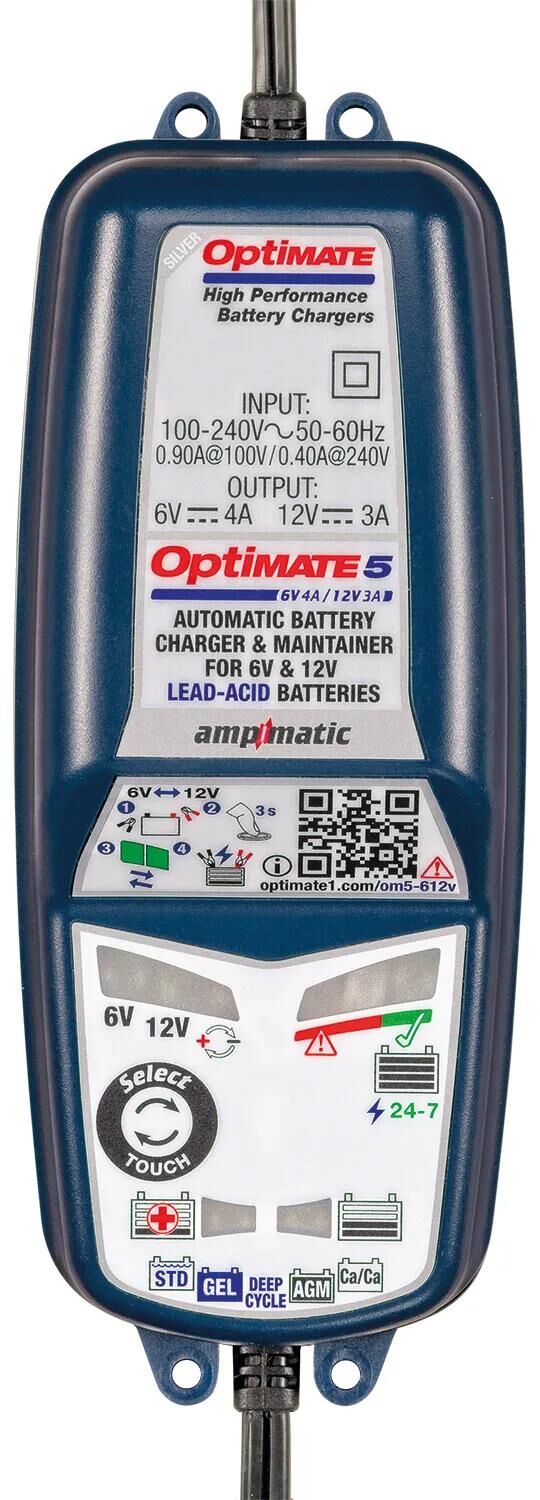 Afbeelding laden in galerijviewer, Tecmate acculader optimate 5 select optimate 5 charger voltmatic 6v 12v