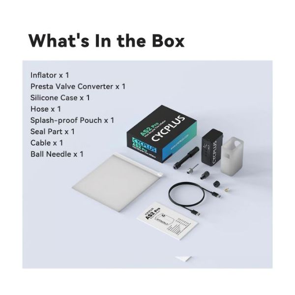 Afbeelding laden in galerijviewer, Cycplus elektrische accupomp as2 pro - zwart