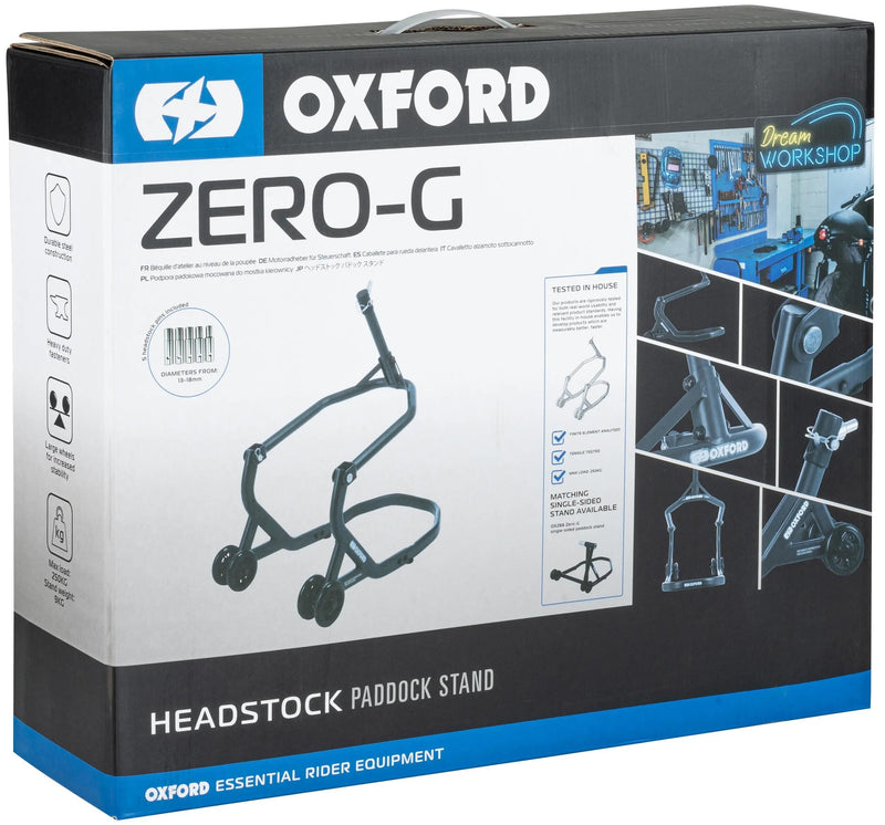 Afbeelding laden in galerijviewer, Oxford montageständer zero-g-headstock stand assembly test. zer black