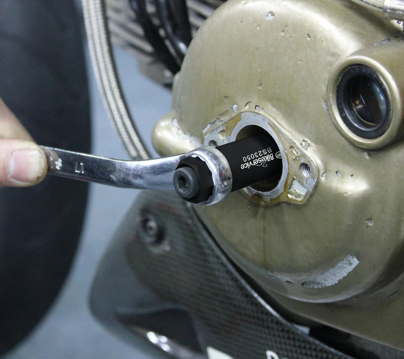 Afbeelding laden in galerijviewer, Bikeservice nutmutternschlüssel wrkz crankshaft rotation 17mm